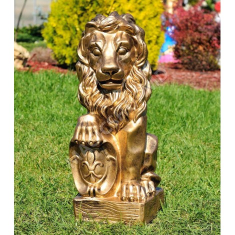 Садово-парковая фигура Cera Лев с правым щитом